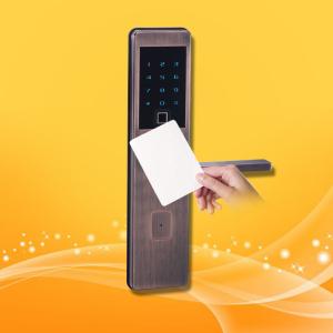 China Bluetooth Fingerprint Card Reader Access Door Lock Control System Security Entry supplier