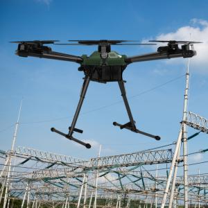 10x Zoom Camera 15KM Industrial Drones Foldable Long Range Heavy Lift Drone HXF600