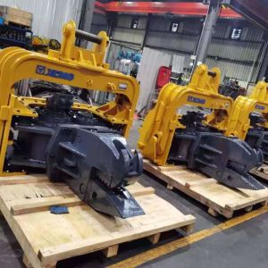 China 15m Hydraulic  Impact Highway Guardrail Pile Driver With Received Rubber Sheath wholesale