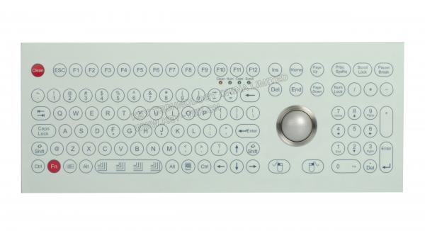 Customs 108 Keys Medical Grade Keyboard With 38mm Laser Trackball 1200dpi