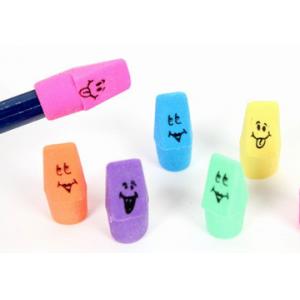 China Pencil Top Rubber Erasers For Kids With High Quality supplier