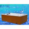 China European Design Acrylic Whirlpool Massage Swimming Outdoor Bathtubs with 3 x 3h Jet Pump wholesale