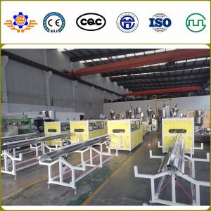 China 250-630MM Double Screw PVC Pipe Extrusion Line Plastic Water Pipe PVC Tube Making Machine Conical twin Screw supplier
