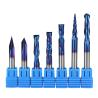 Cnc 4mm 6mm Two Flute Spiral up and Down Compression End Mill for Wood 1/4 Carbide Cutter Endmill 2f 3/8 Compression Router Bit