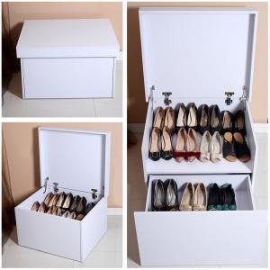 China Modern Hand Painting 26kg 14 Pairs Shoe Organizer Cabinet supplier