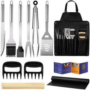 China Stainless Steel BBQ Utensil Set FDA Available For Multiapplication supplier