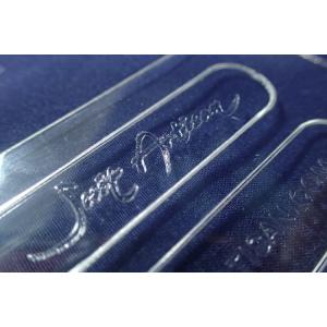 Coutom Laser Logo Clothing Hang Tags , Transparent Acrylic Tags