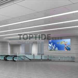 White Aluminum Decorative Ceiling Tray Pop Metal Waterproof Suspended Ceiling Tiles