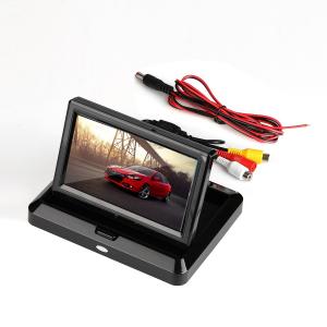 China LCD Dashboard Car Rear View Monitor 320g Weight 2 Video RCA Input ISO 9001 supplier