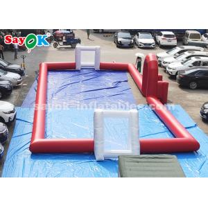 20*8m Red PVC Tarpaulin Inflatable Sports Games Outdoor Football Field