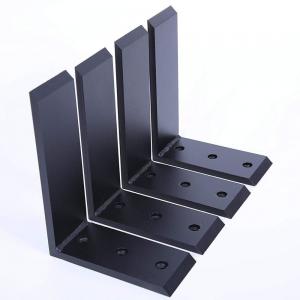 China Black Powder Coated Heavy Duty Stainless Steel Bracket for Countertop Stability supplier