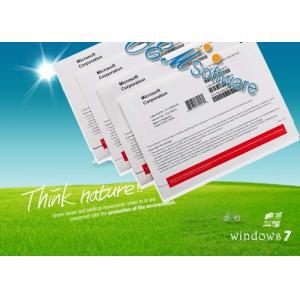 Global Area Windows 7 Professional Box , Online Activation Key Coa Sticker Available