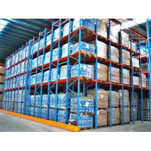 Commercial Metal Racking System , Heavy Duty Drive In Pallet Racking