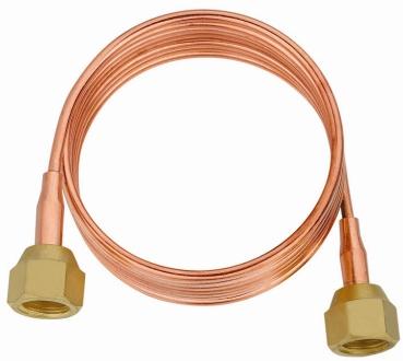 Copper Capillary tube with nut, copper fitting, copper tube, copper pipe fitting