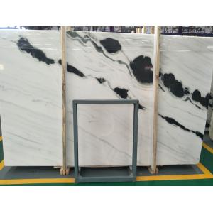 Panda White Marble Slab Tile Interior Exterior Wall Cladding Flooring Stairs Use