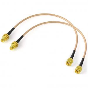 China Copper WiFi Radio Frequency Antennas Extension Cable RP-SMA Male To Female supplier