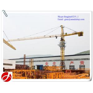 China 56m boom length fixed type QTZ80-5610 topkit tower crane spare parts wholesale
