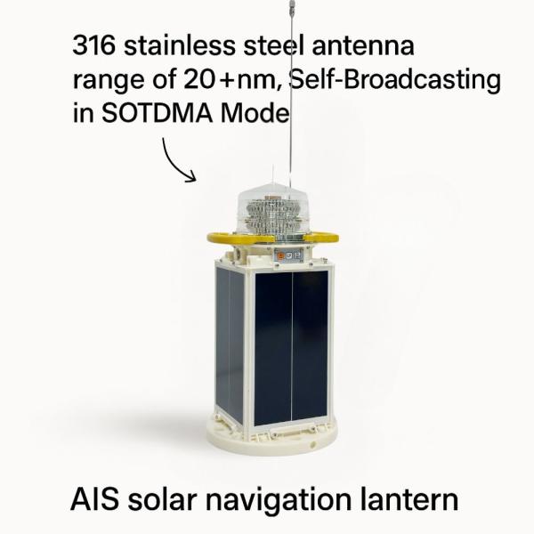 Custom Solar Marine Lanterns Solar Powered Boat Navigation Lights With AIS