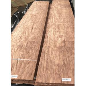 Crown Cut Exotic Wood Veneer Bubinga 0.45mm Plain Slice Fancy Plywood