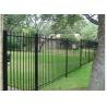 China Flat Top Electric Entrance Gates , Automatic Fence Gate Remote Control wholesale