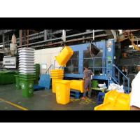 China el barril del doble 50L fuera del envase de la basura del cubo de la basura utilizó los envases dos envases plásticos de la basura on sale
