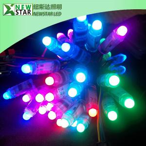 China 5V 12MM ws2801 full color led pixel module supplier