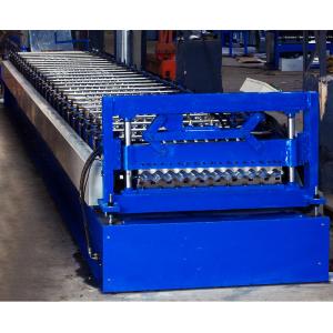 China Colored Steel Corrugated Roof Roll Forming Machine High Tensile Thin Barrel supplier