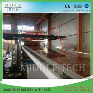 China Plastic PVC Sheet Extrusion Line For Stone Coating Sheet / Board 1220 Model supplier