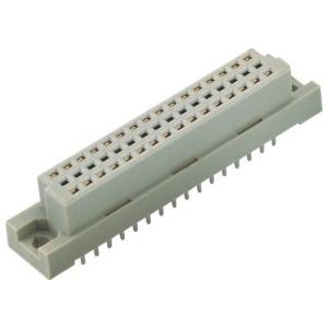 China 48 Pin Straight DIP PBT Din 41612 Connector PBT Grey 2.54mm Europe Type Connector supplier