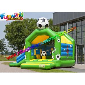 FIFA World Cup Inflatable Kids Bouncer Slide , Jumping Castle for Football Fan