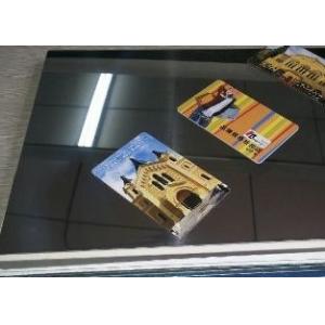 China Glossy Lamination Mirror Stainless Steel Plates For Plastic Card Body Lamination supplier