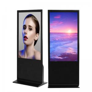 Aluminum Alloy Sheet Metal Vertical Digital Signage Display 43" Indoor Kiosk