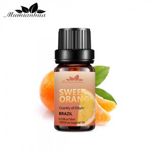 China 100ml Sweet Orange Essential Oil Skin FDA 100% Pure Organic Fragrance Oil USDA supplier