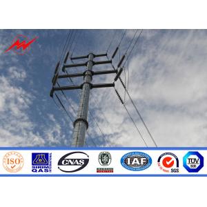 69kv Electrical Galvanised Steel Pole For Electrical Distribution Line