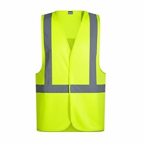 China High Visibility Safety Vest with EN471 Class2 Reflective Tape and Up To 1000 Feet Visibility in Fluorescent Yellow wholesale