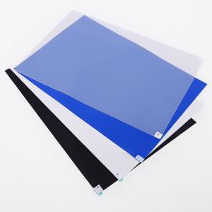 Customized Cleanroom Disposable Adhesive Laminated peel off transparent white blue sticky mat