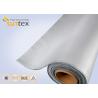 Silver Grey Fiberglass Fire Resistant Welding Blanket Silicon Rubber Colored