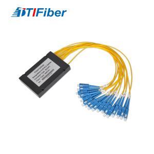 China G657A1 G657A2 1*16 PLC Splitter With SC Connector Fast Installation wholesale