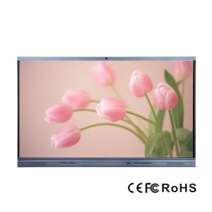 China Android 9.0 Smart LED Board Infrared Touch Screen Monitor With Built In Camera And MIC supplier