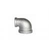 Durable Female Threaded Pipe Elbow Cast Iron Plumbing Fittings Customized Size