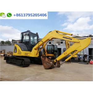 China Good Condition 5 Ton Used Mini Excavator Komatsu PC55MR Digger With Air Conditioner supplier