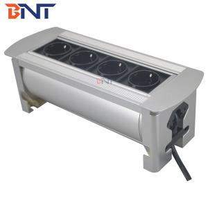 China O Desktop de prata instantâneo do poder 4*EU alemão montou os soquetes da extensão do poder supplier