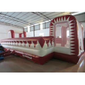 72 Square Meters Inflatable Soccer Game , UV Resistance Inflatable Football Field