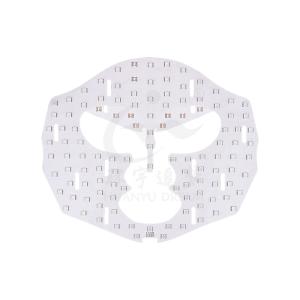 China UV Deep Red and IR Face Mask Two-Sided FPC Flexible Soft PCB Circuit Board Processing Patch Beauty Mask LED Light Board wholesale