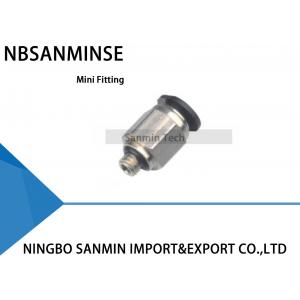 China PC - C Compact One Touch Fitting Mini Fittings Pneumatic Push In Pneumatic Air Male Straight Fitting Sanmin supplier