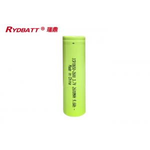 outdoor products 2600mAh 3.7V 9.6Wh Li Ion 18650 Battery Pack