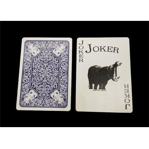 China Personalized All Plastic Playing Cards 0.3mm / 0.32mm Thickness Optional supplier