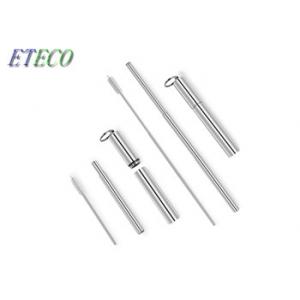 Food Grade Stainless Steel Metal Drinking Straws Journey Use Opp Packing