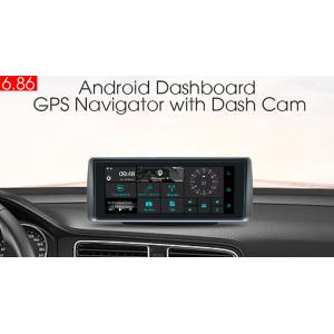 SD 3G In Dash Navigation GPS Tracker With FM WiFi Bluetooth Rear Camera DVR