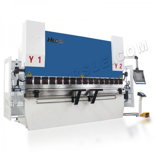 WE67K- 110T/3200 8+1Axis CNC Press Brake with crowning system for deflection